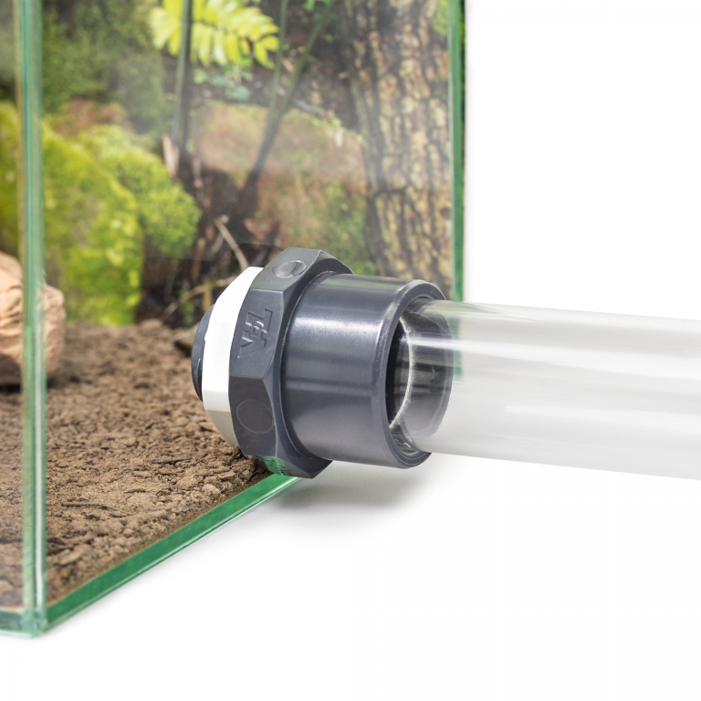 basin pipe connector 3/4" to 32mm - straight - grey